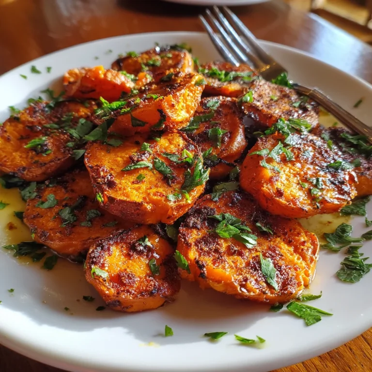 Sweet & Spicy Smashed Sweet Potatoes – Crispy, Caramelized & Flavor-Packed!