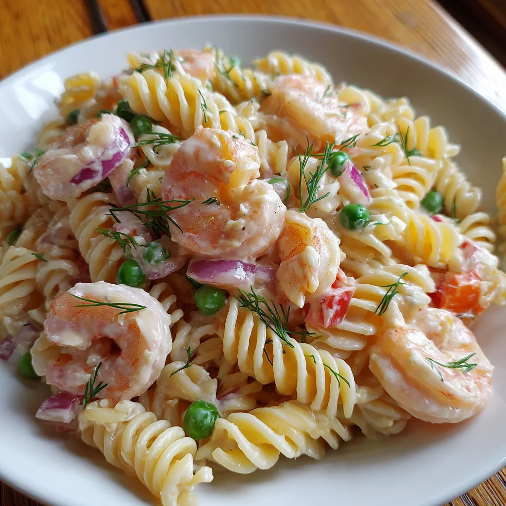 Shrimp Pasta Salad – Creamy, Refreshing & Full of Flavor!