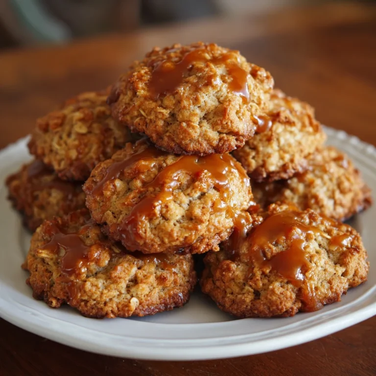 Caramel Apple Oatmeal Cookies – Soft, Chewy & Loaded with Fall Flavor!