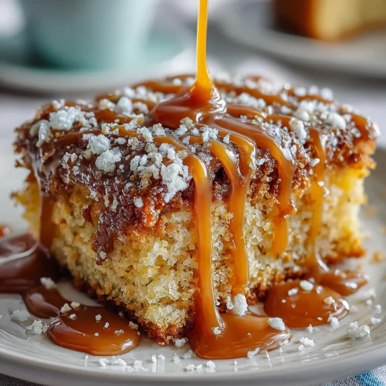 Gooey Coffee Caramel Cake – Rich, Buttery & Melt-in-Your-Mouth Delicious!