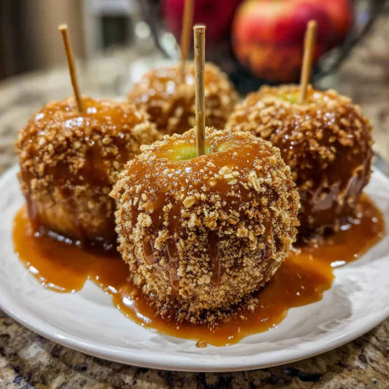 Homemade Caramel Apples – Crisp, Juicy & Perfectly Coated in Buttery Caramel!