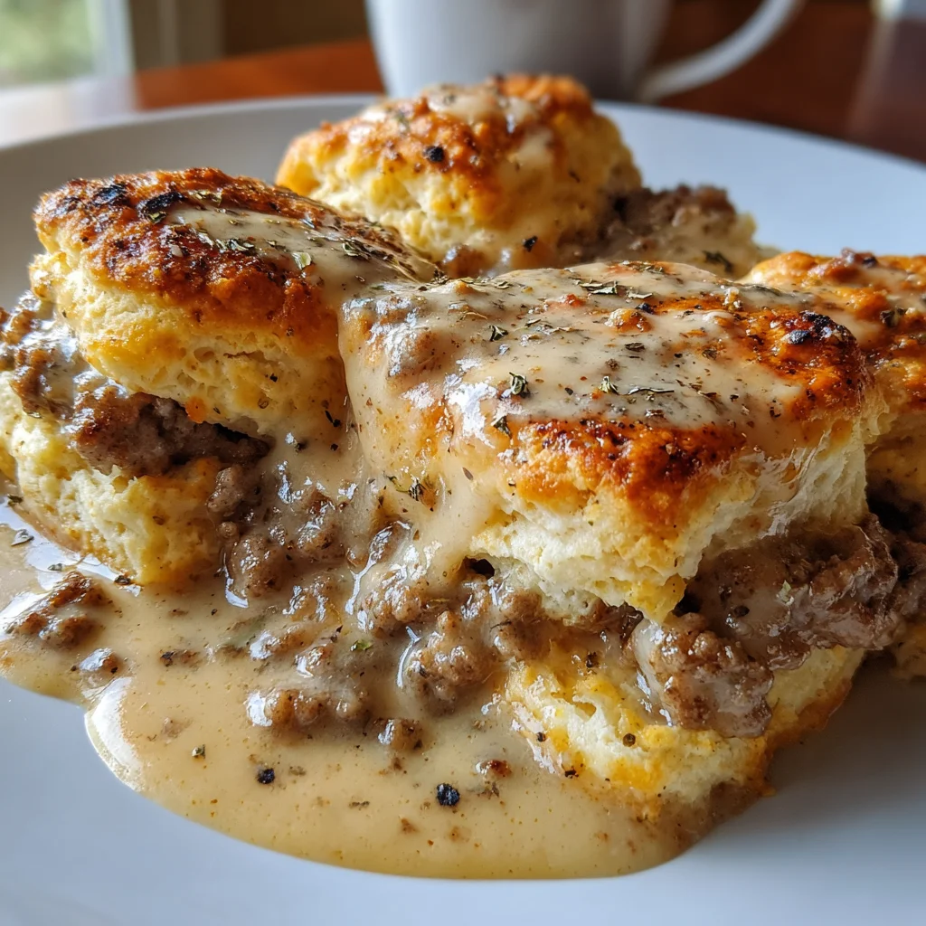 Biscuits and Gravy Bake – Hearty, Creamy & Downright Comforting!