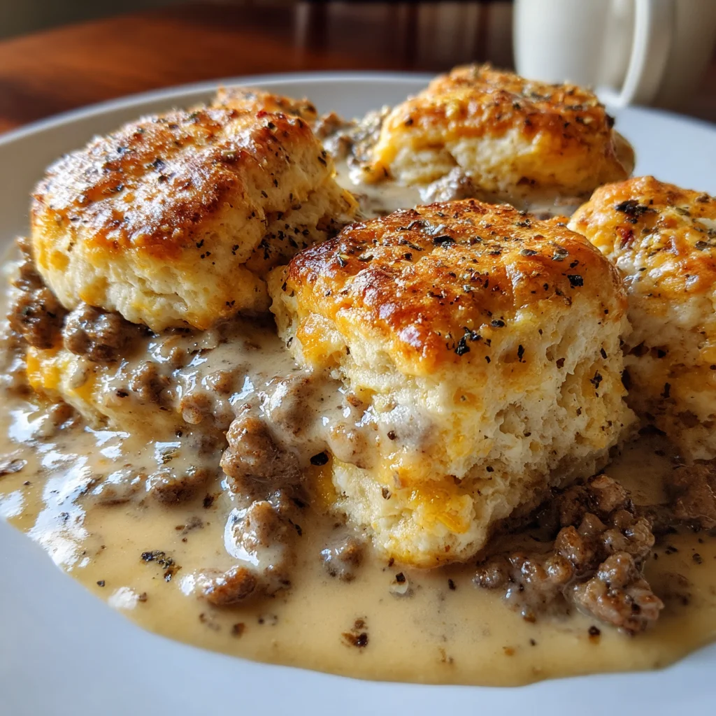 Biscuits and Gravy Bake – Hearty, Creamy & Downright Comforting!