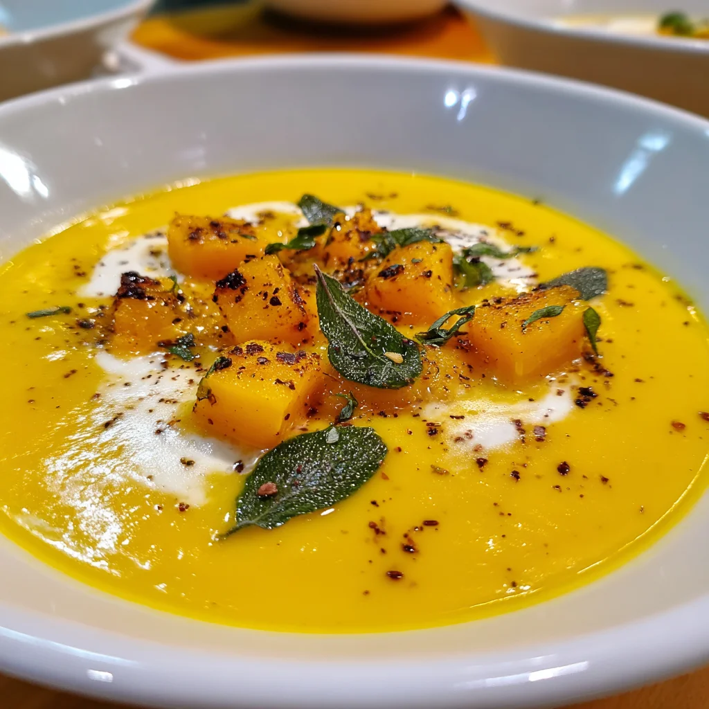 Creamy Butternut Squash Soup – Velvety, Comforting & Full of Fall Flavor!