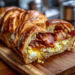Maple Bacon Croissant Loaf – Buttery, Sweet & Irresistibly Savory!