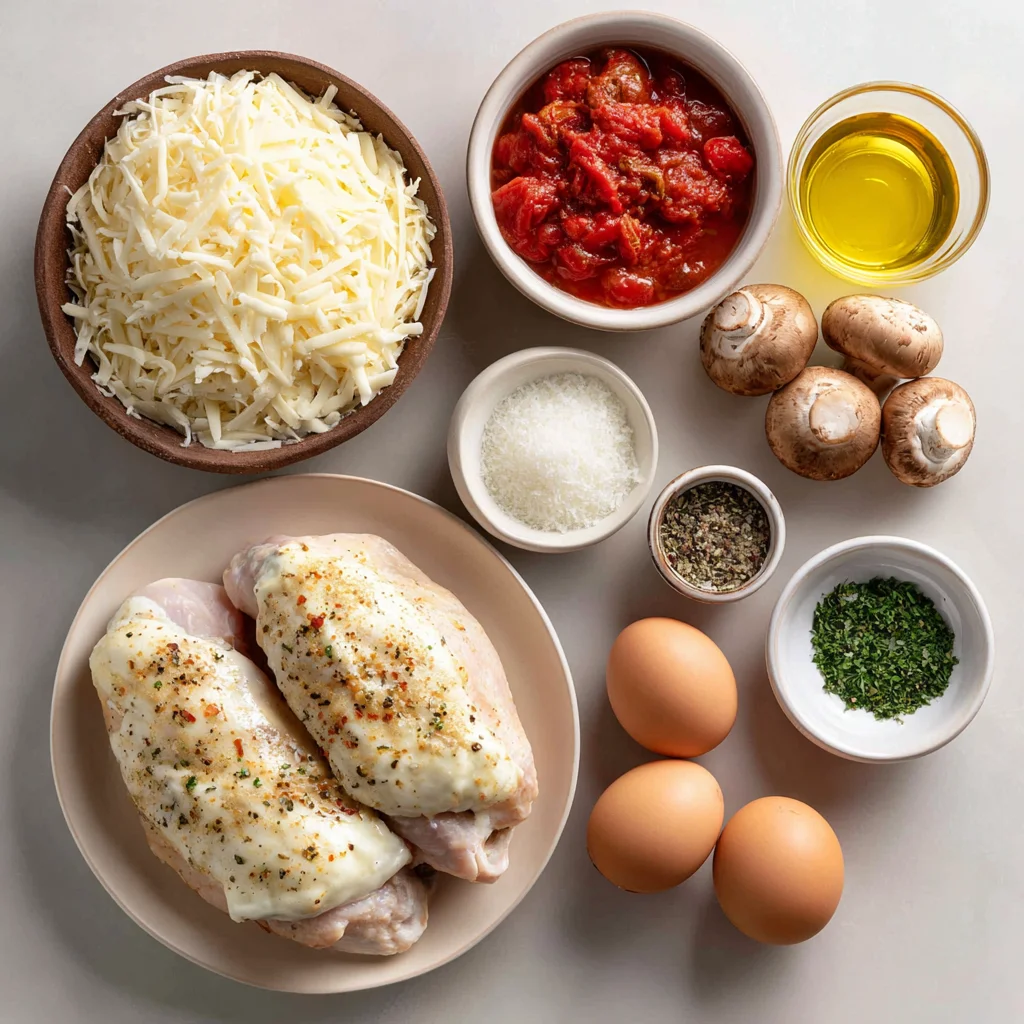 Mozzarella Stuffed Chicken – Juicy, Cheesy & Bursting with Flavor!