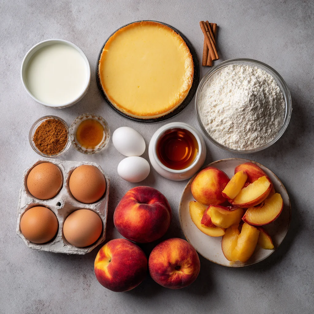 Peach Cobbler Cheesecake Fusion – Creamy, Buttery & Bursting with Juicy Peach Goodness!