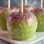 White Sparkle Candy Apples – Elegant, Sweet & Perfectly Enchanting!