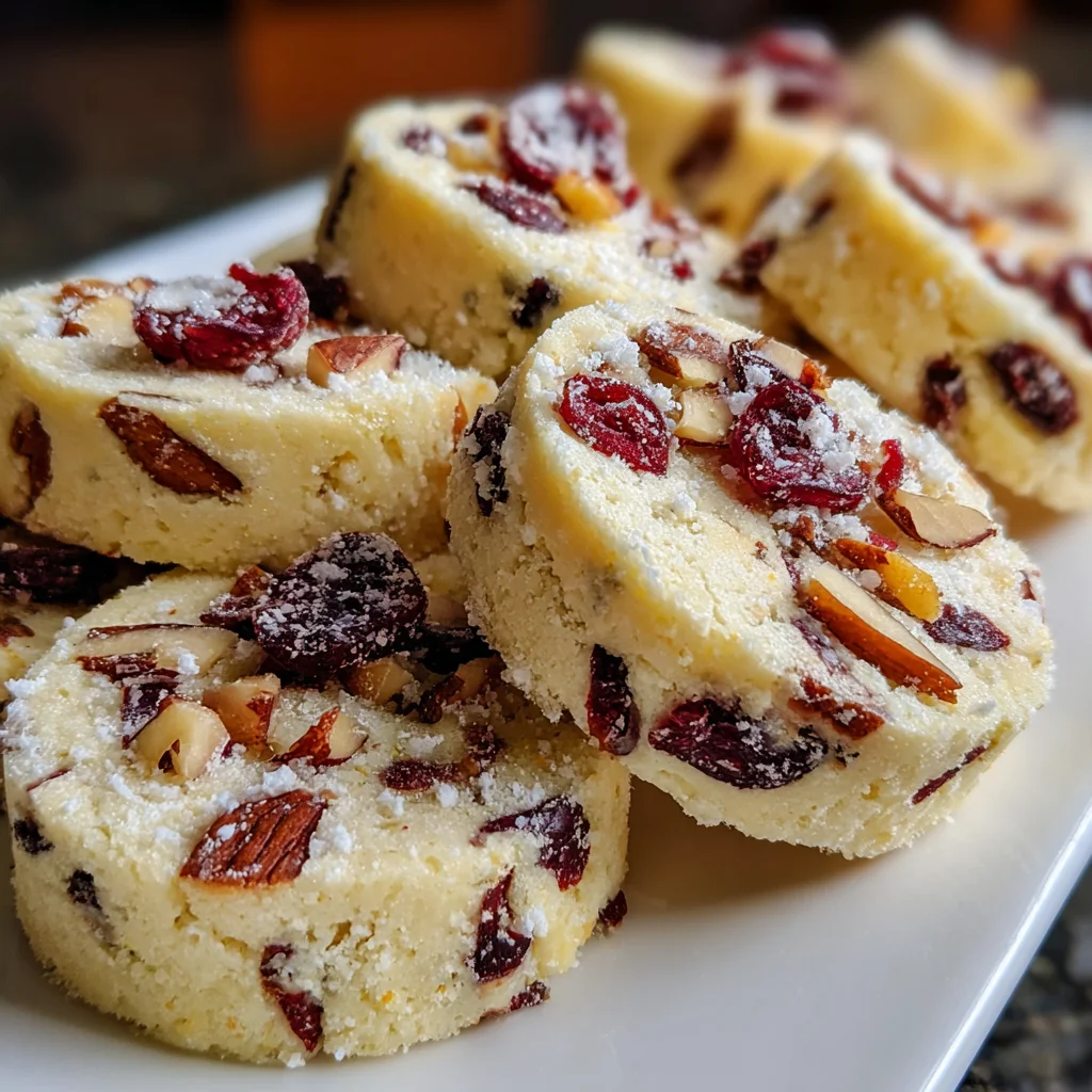 Cranberry Orange Shortbread Cookies – Buttery, Zesty & Perfectly Festive!