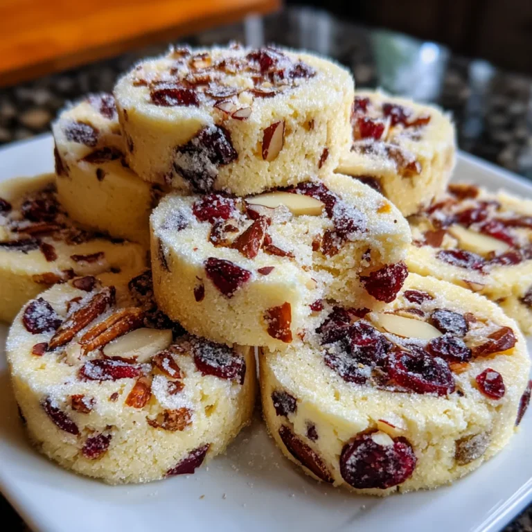 Cranberry Orange Shortbread Cookies – Buttery, Zesty & Perfectly Festive!