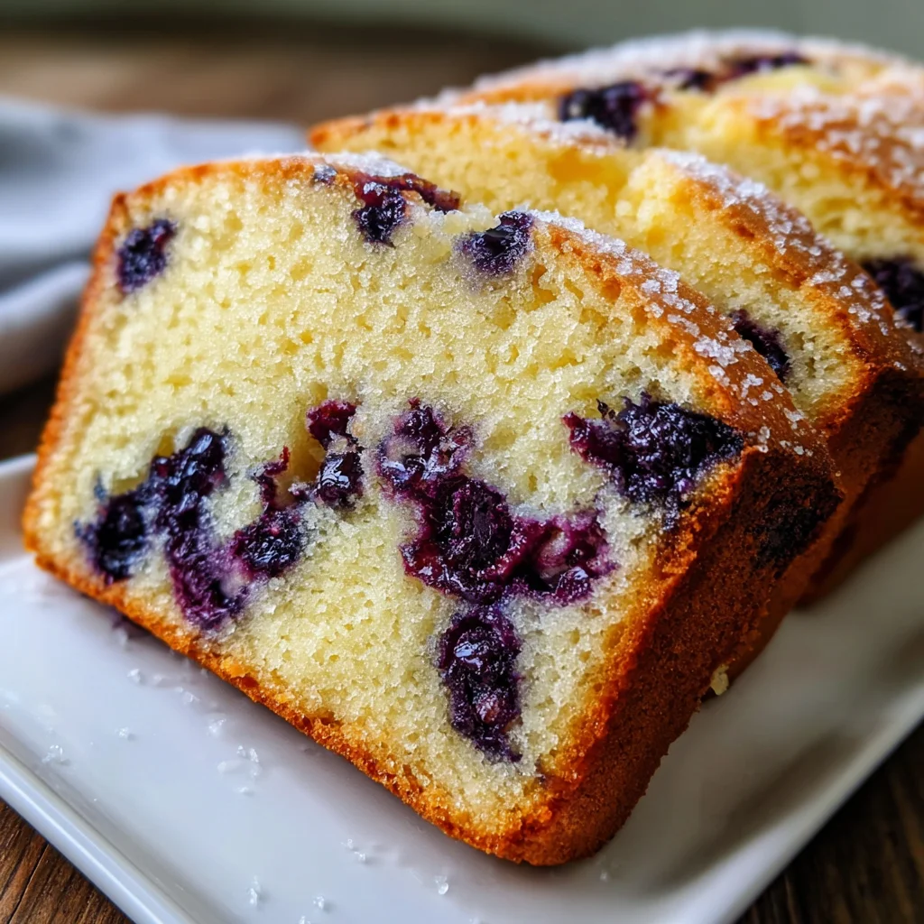 Blueberry Muffin Bread – Soft, Sweet & Bursting with Juicy Berries!