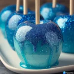 Sweet Ocean Candy Apples – Shimmery, Blue & Totally Magical!