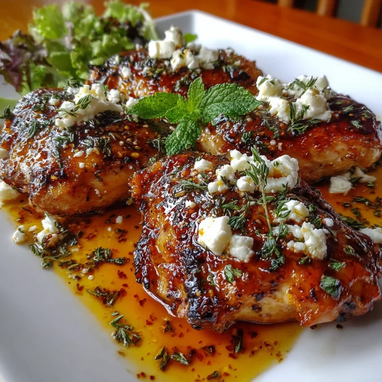Hot Honey Feta Chicken – Sweet, Spicy & Utterly Irresistible!