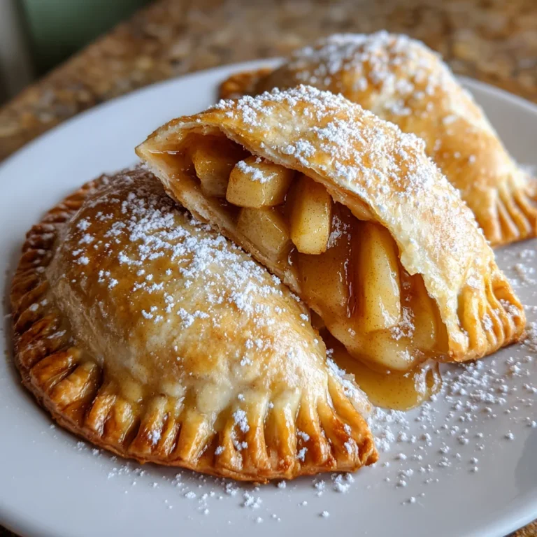 Air Fryer Apple Hand Pies – Golden, Flaky & Sweetly Spiced!