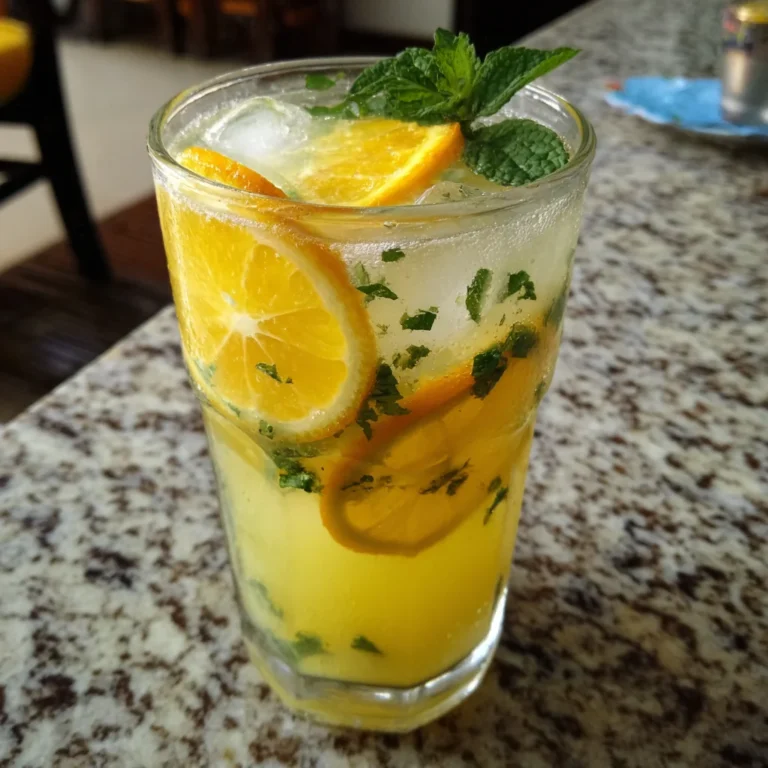 Tropical Citrus Fizz – Bright, Bubbly & Bursting with Island Flavor!