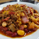 Calico Bean Casserole Bake – Hearty, Sweet & Smoky Comfort in Every Bite!