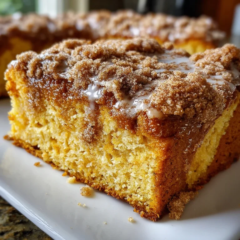 Sourdough Pumpkin Coffee Cake – Soft, Spiced & Perfectly Tangy!