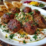 Turkish Meatballs with Yogurt Sauce – Juicy, Spiced & Creamy Perfection!