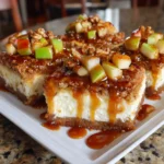 Caramel Apple Cheesecake Bars – Creamy, Buttery & Packed with Fall Flavor!