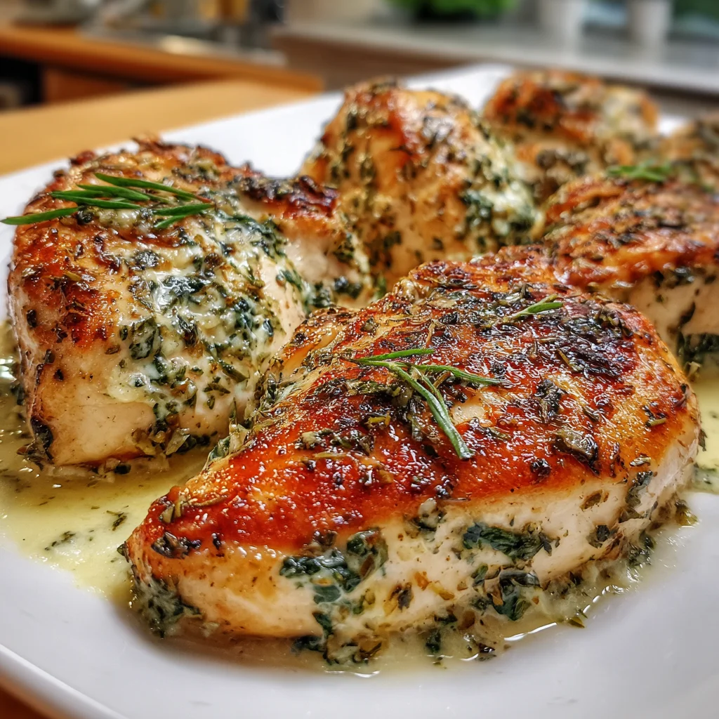 Cheesy Herb Chicken Bake – Juicy, Golden & Bursting with Flavor!