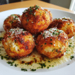 Authentic Baked Arancini – Crispy, Cheesy & Golden Italian Perfection!