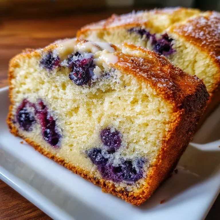Blueberry Muffin Bread – Soft, Sweet & Bursting with Juicy Berries!