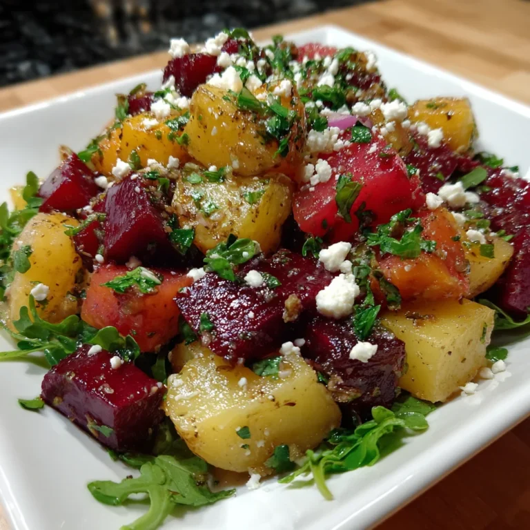 Potato and Beet Salad – Colorful, Creamy & Earthy Perfection!