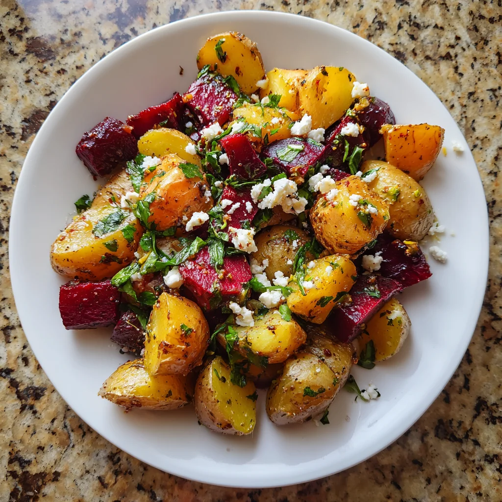Potato and Beet Salad – Colorful, Creamy & Earthy Perfection!