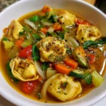 The Best Veggie Tortellini Soup – Cozy, Flavorful & Comfort in Every Spoonful!