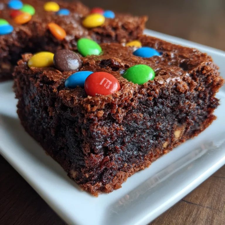 M&M Brownies Chocolate Fudge – Gooey, Chewy & Loaded with Colorful Crunch!