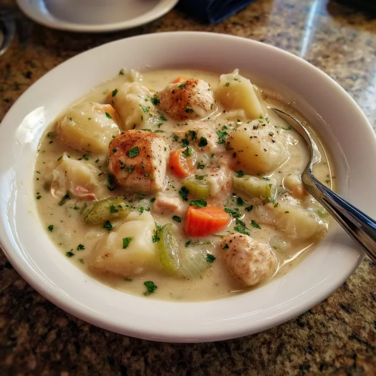 Chicken Pot Pie Soup – Creamy, Cozy & Pure Comfort in a Bowl!