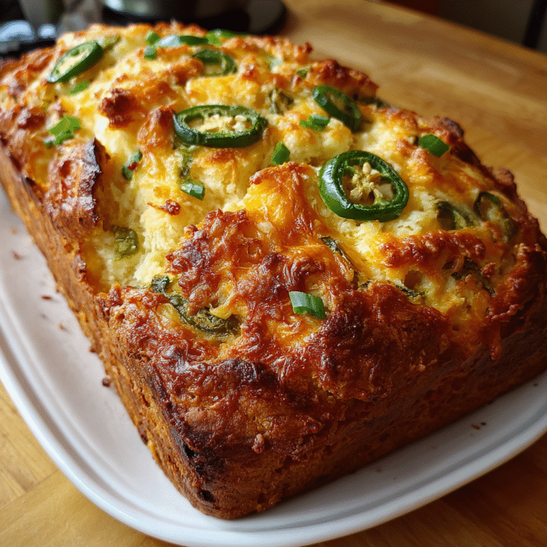 Jalapeño Cheddar Bread – Spicy, Cheesy & Incredibly Soft!