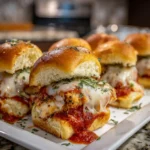 Baked Chicken Parmesan Sliders – Crispy, Cheesy & Totally Irresistible!