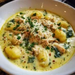 Olive Garden Chicken Gnocchi Soup – Creamy, Cozy & Restaurant-Worthy Comfort!