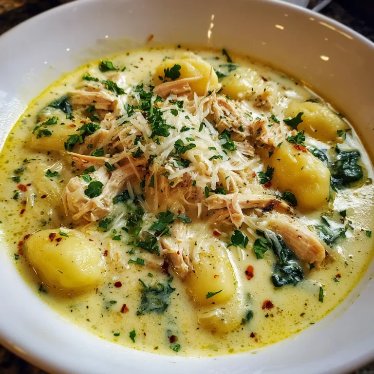 Olive Garden Chicken Gnocchi Soup – Creamy, Cozy & Restaurant-Worthy Comfort!