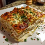 Chicken Alfredo Lasagna – Creamy, Cheesy & Utterly Comforting!