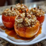 Pumpkin Pie Stuffed Apples – Warm, Spiced & Perfectly Cozy!