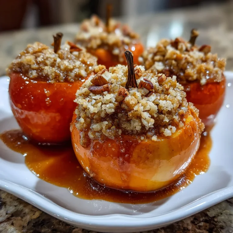 Pumpkin Pie Stuffed Apples – Warm, Spiced & Perfectly Cozy!