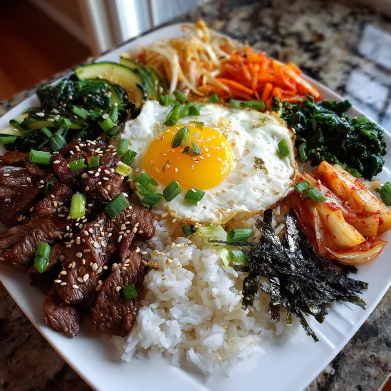 Easy Korean Bibimbap – Colorful, Flavorful & Packed with Goodness!