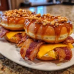 Donut Grilled Cheese Bacon Maple – Sweet, Savory & Totally Irresistible!