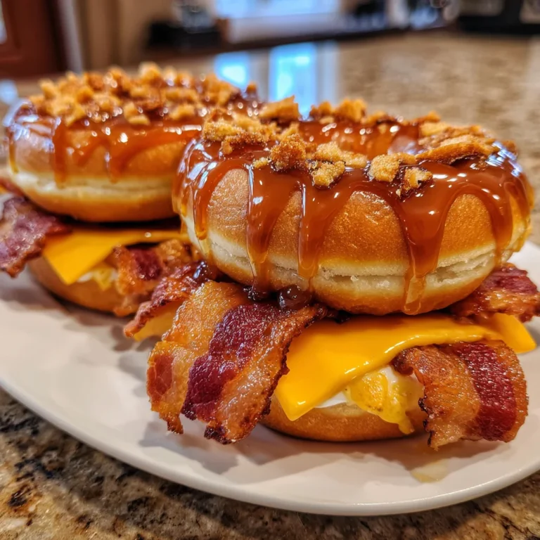 Donut Grilled Cheese Bacon Maple – Sweet, Savory & Totally Irresistible!