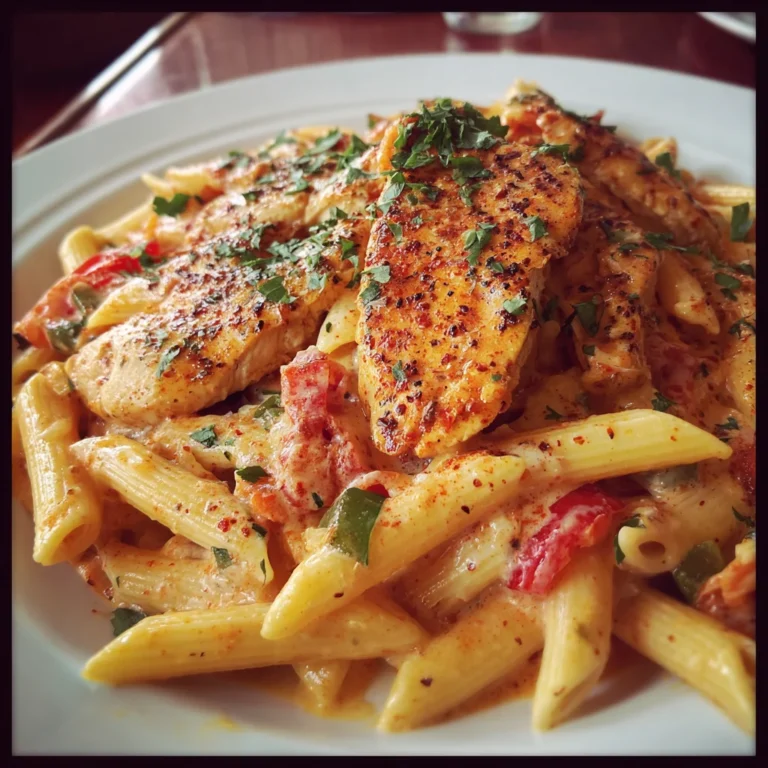 Slow Cooker Cajun Chicken Pasta – Creamy, Spicy & Irresistibly Flavorful!