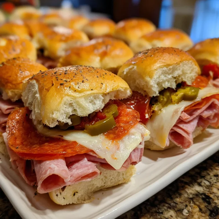 Hot Italian Sub Sliders – Savory, Melty & Perfectly Portable!