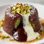 Pistachio Chocolate Lava Cakes – Rich, Nutty & Decadently Gooey!