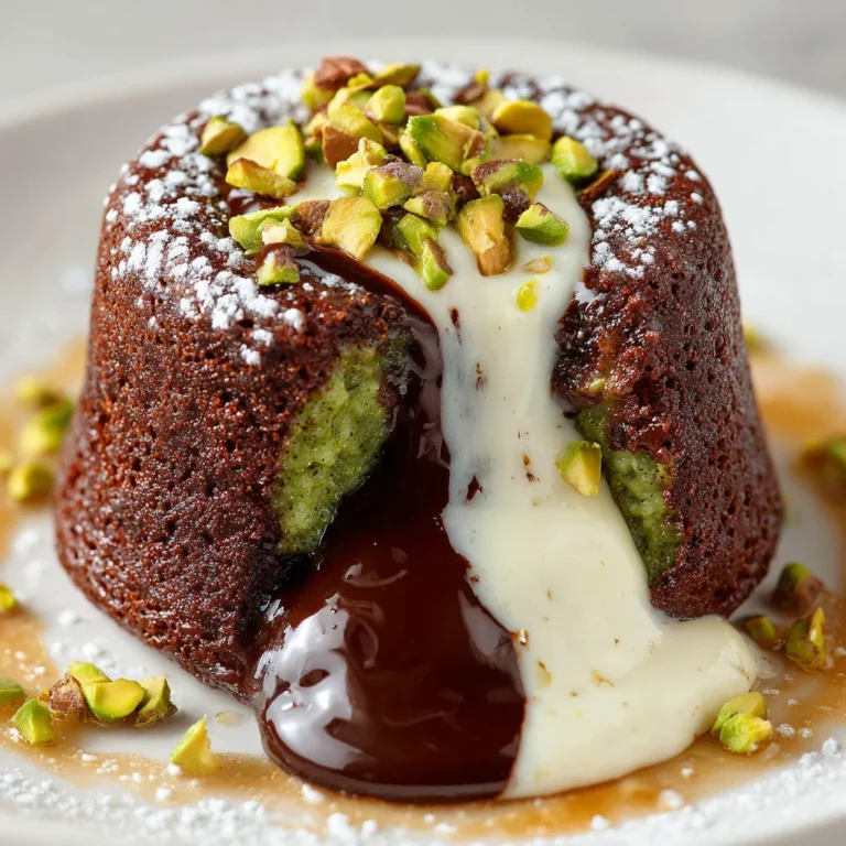 Pistachio Chocolate Lava Cakes – Rich, Nutty & Decadently Gooey!