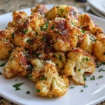 Crispy Parmesan Roasted Cauliflower – Savory, Cheesy & Irresistibly Crunchy!