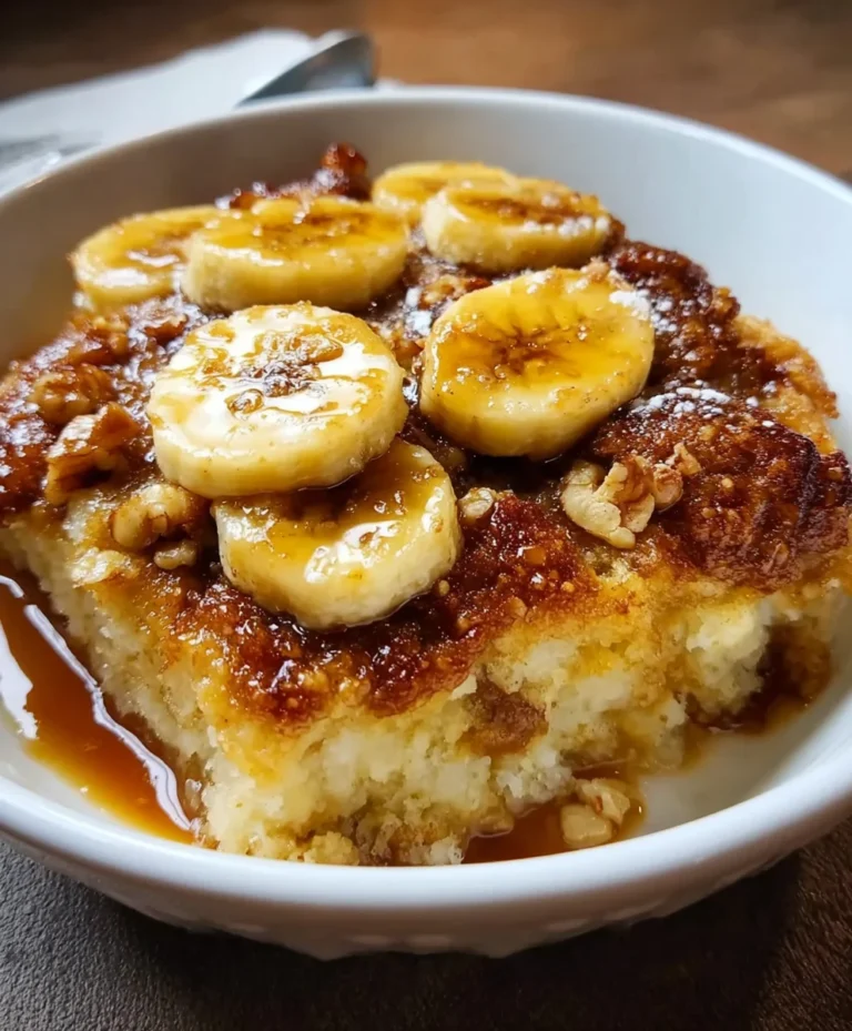 Comforting Banana Bread Cobbler – Warm, Gooey & Pure Cozy Bliss!