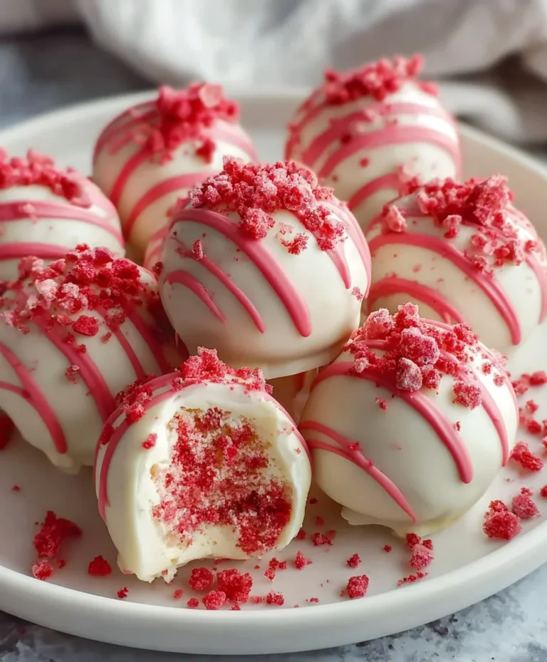 Strawberry Cheesecake Truffle Balls – Creamy, Fruity & Dreamily No-Bake!