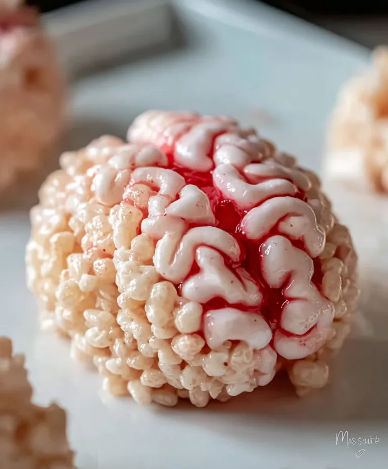 Creepy Halloween Rice Krispies Brains – Spooky, Sweet & Scarily Delicious!