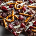 Cherry Chocolate Pretzel Bark – Sweet, Salty & Addictively Crunchy!